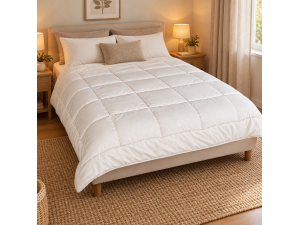 Couette en laine naturelle fabriquée artisanalement en France - Laurent Laine