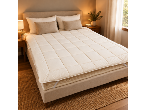 Surmatelas en laine naturelle fabriqué artisanalement en France - Laurent Laine