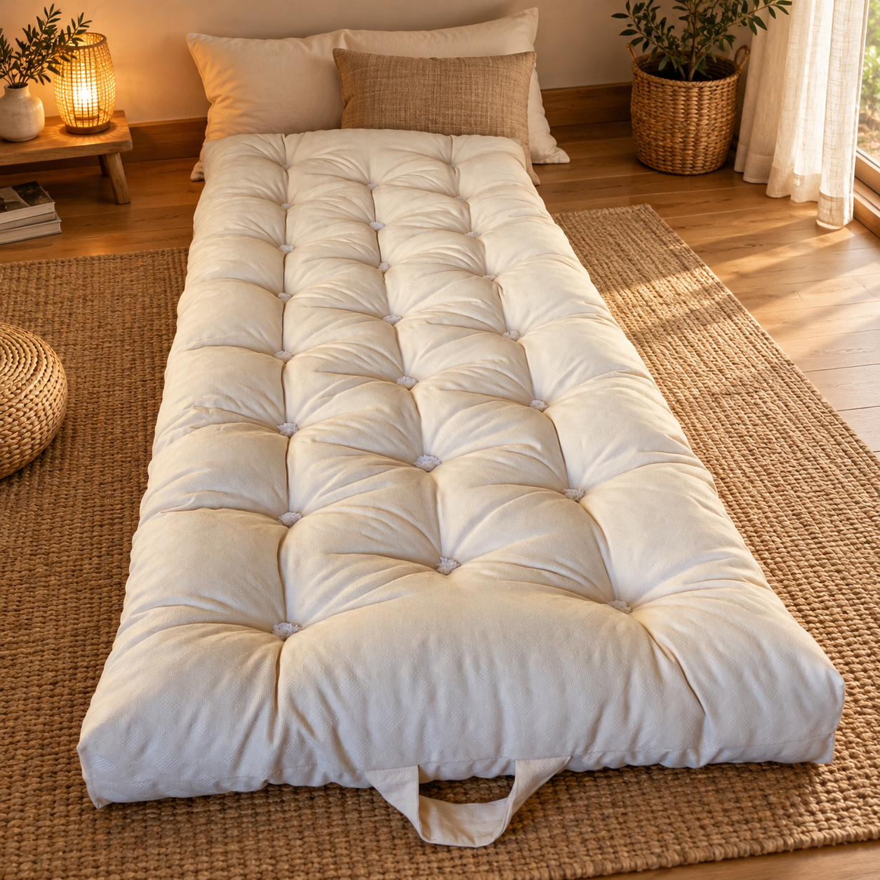 futon pliable laine-Laurent Laine